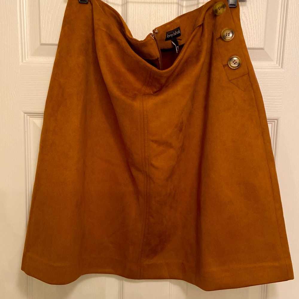 Long Tall Sally Suede A-Line Skirt Tall 16